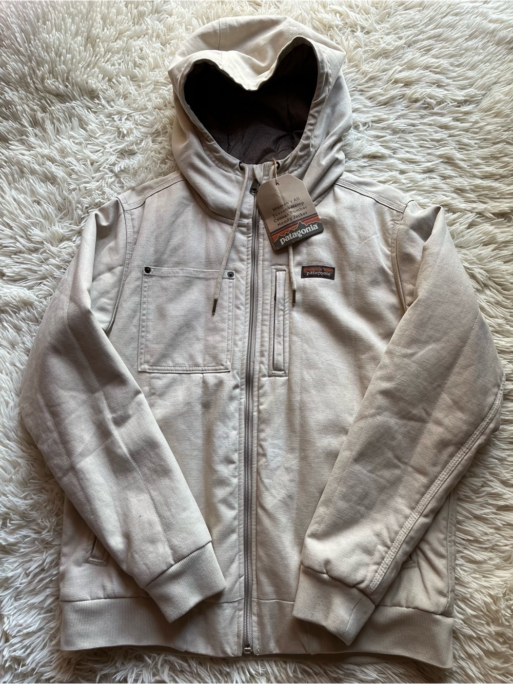 Patagonia Women's All Seasons Hemp Canvas Bomber Hoody Jacket